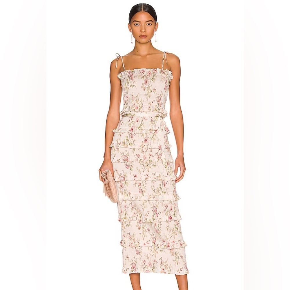 V. Chapman Lily Dress in Pink Rose